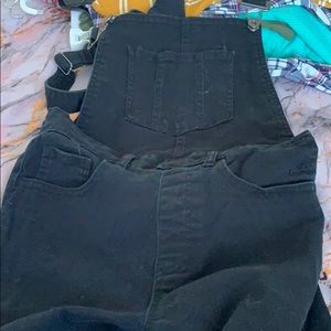 Black overalls